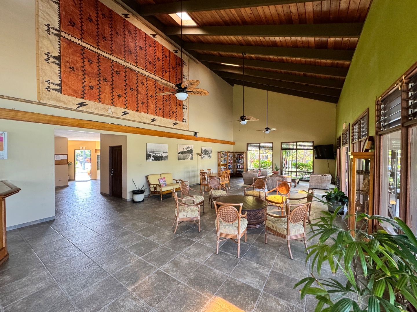 Clubhouse lounge interior
